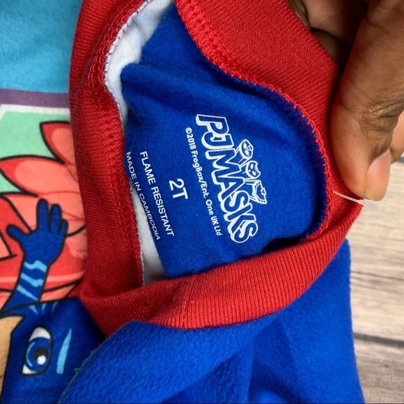 Pj masks fleece pajama top - Picture 2 of 3